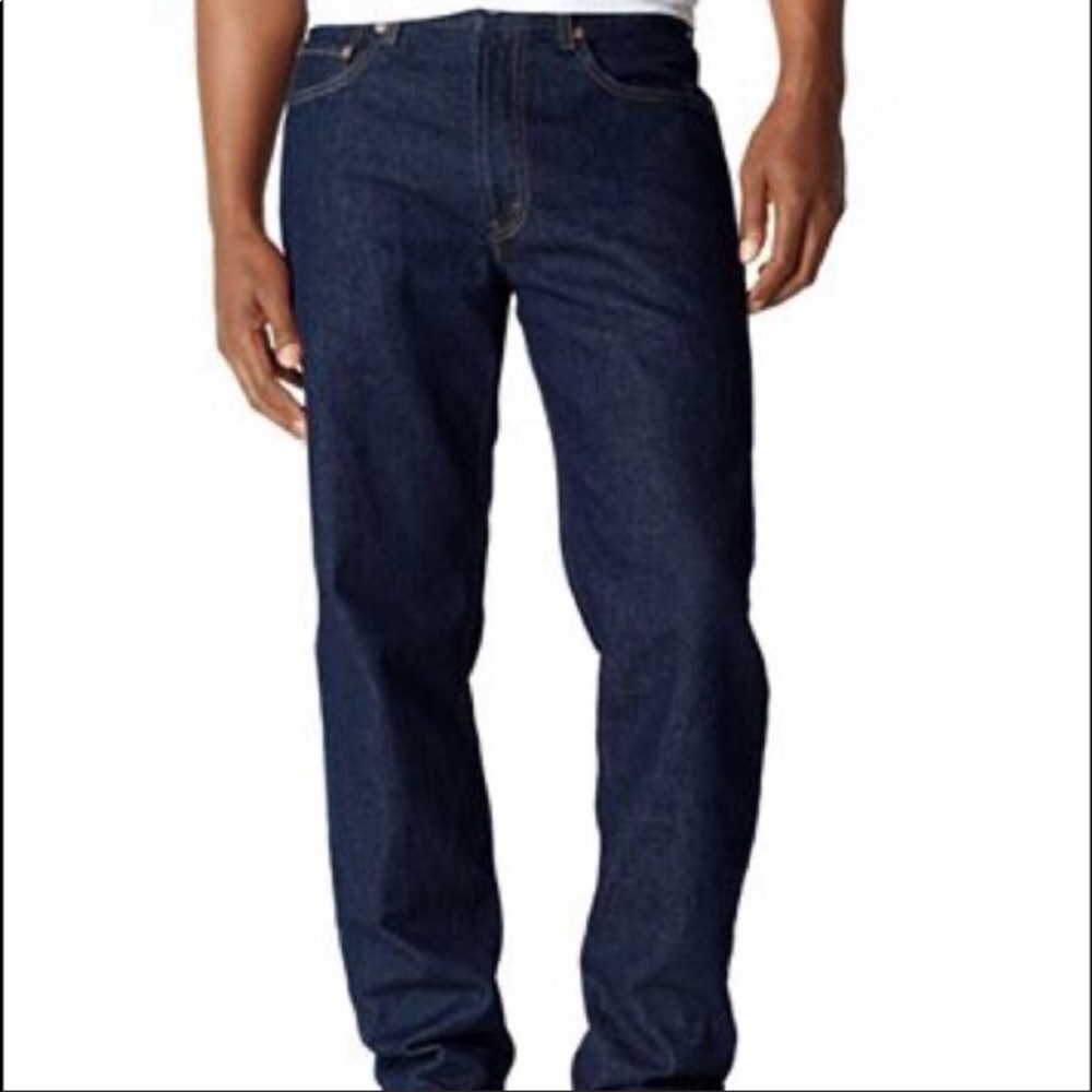 Levi’s 501 button fly straight leg jeans